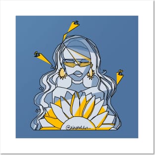 Sunflower Soul Posters and Art